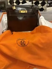 Hermès — Hermes Kelly 28, ! Dark — Handbag — resale