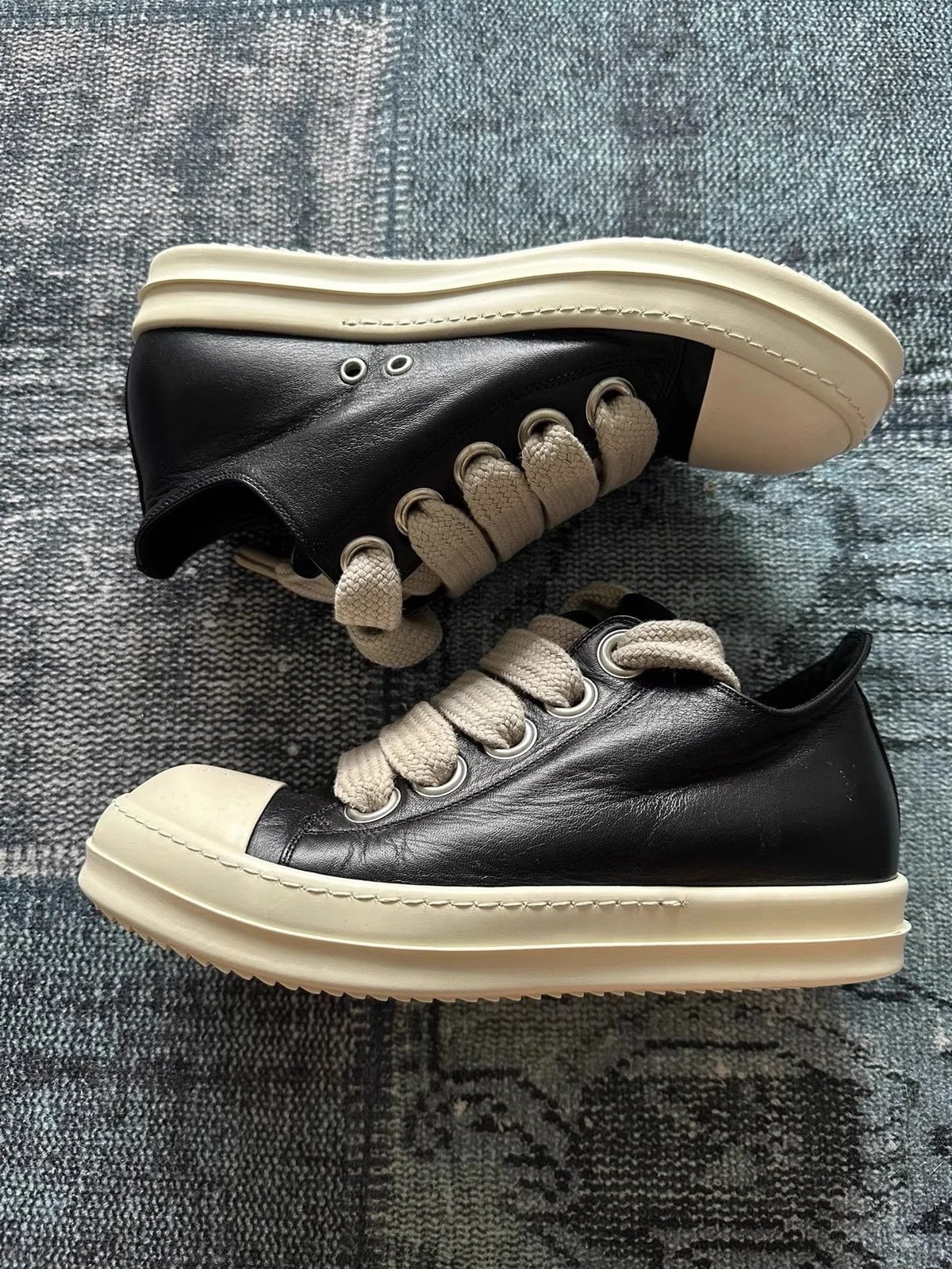 Rick Owens DRKSHDW — Rick Owens Drkshdw Low-top With Thick Laces K47 — Sneaker — resale