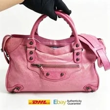 Balenciaga — Auth Balenciaga Classic City Distressed Top Handle Crossbody — Handbag — resale
