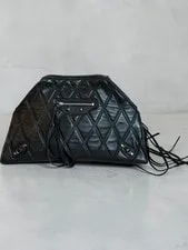 Balenciaga — Balenciaga City Black Diamond Quilted Pillowy Trapezoid Zip Tassels — Handbag — resale
