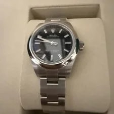Rolex — Rolex Oyster Perpetual 28 Automatic Chronometer Black Dial — Watch — resale