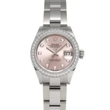 Rolex — Rolex Datejust 279384RBR 28mm Stainless Steel Pink #WW564 — Watch — resale