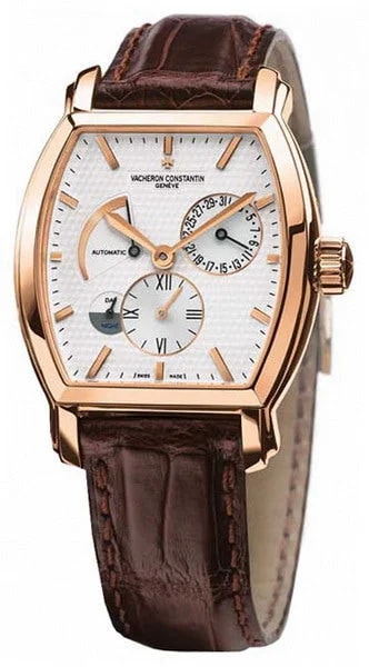 Worldofluxuryus — Vacheron Constantin Malte Tonneau Dual Time 18K Rose Gold ’s — Watch — resale
