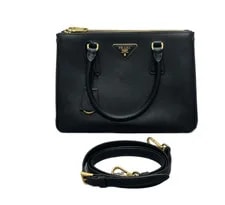 Prada — Authentic Prada Lux Double Zip Small — Handbag — resale