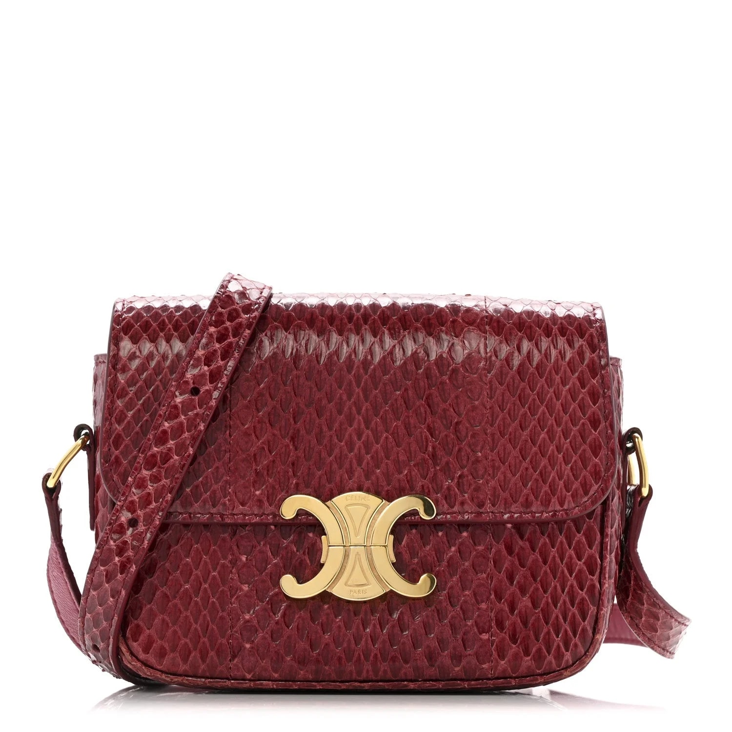 Celine — Watersnake Teen Triomphe — Handbag — resale