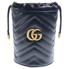 Gucci — Gucci GG Marmont Quilted Mini Bucket Chain 28fba — Handbag — resale