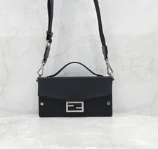 Fendi — Fendi Soft Trunk Baguette Messenger Crossbody 156376575 — Handbag — resale
