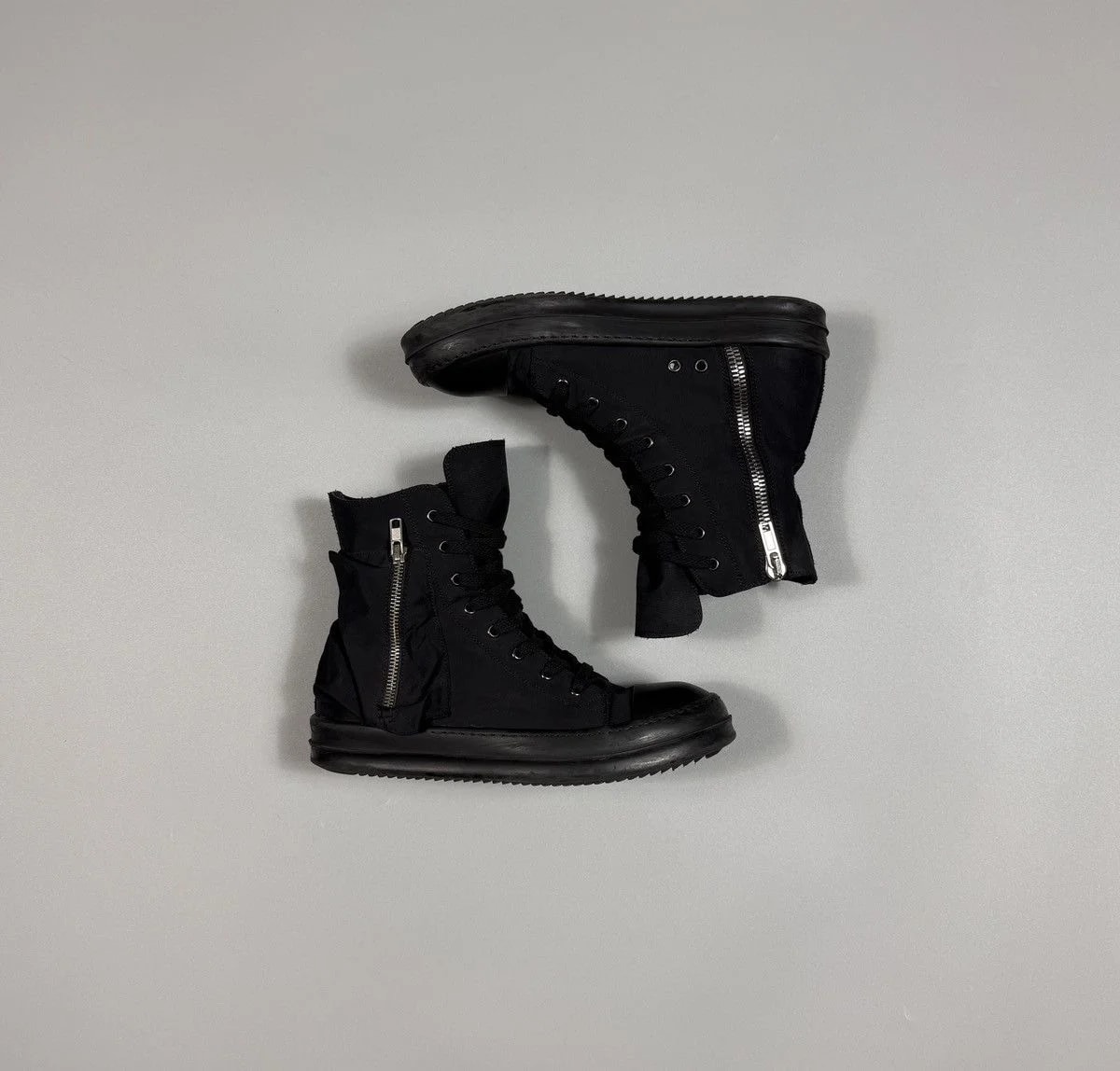 Rick Owens DRKSHDW — Rick Owens Drkshdw Ramones Cargo High Top — Sneaker — resale