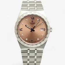 Tudor — Tudor Royal 38 Salmon Rose Dial Diamond M28500 Steel 155431943 — Watch — resale