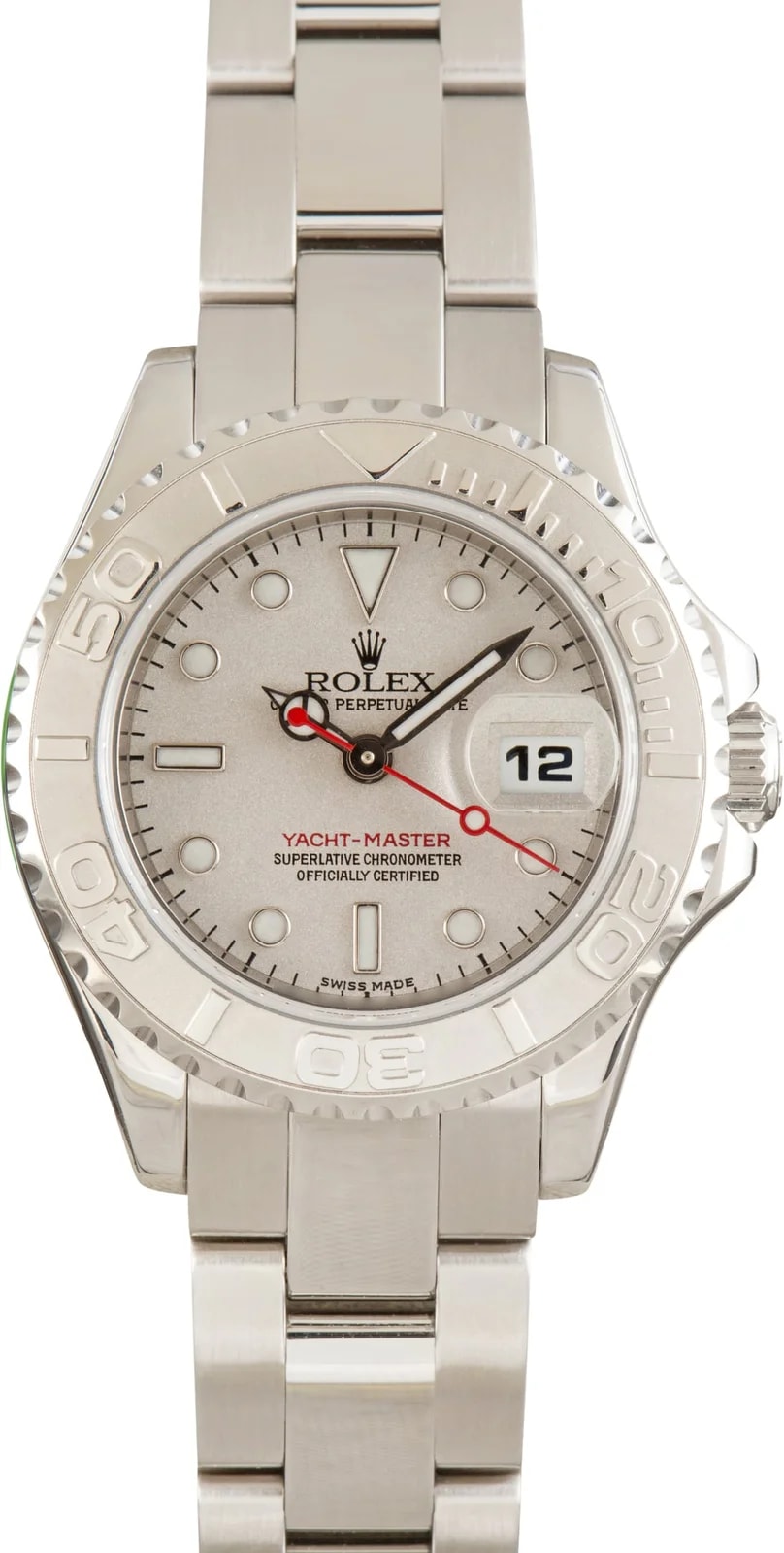 Rolex — Lady Rolex Yacht-Master Ref 169622 Platinum Dial — Watch — resale