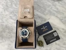 Breitling — Breitling Superocean 44mm A17376211C1S1 Navy/Black Dial Rubber Strap — Watch — resale