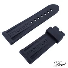 Panerai — Panerai Rubber Strap 24mm Black Replacement — Watch — resale