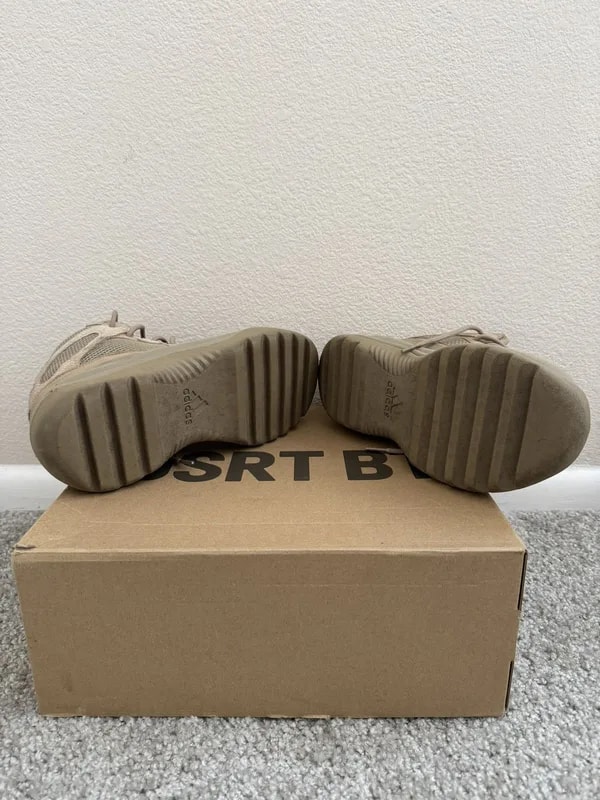 Yezzy Desert Boot - Rock — Designer Shoe — resale
