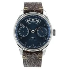 IWC — IWC Portuguese Annual Calendar Steel Blue Dial Automatic IW503502 — Watch — resale