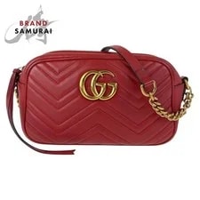 Gucci — Excellent Condition Gucci GG Marmont Hardware 447632 Chain Shou — Handbag — resale
