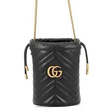Gucci — Gucci Chain GG Marmont Mini Bucket 575163 — Handbag — resale