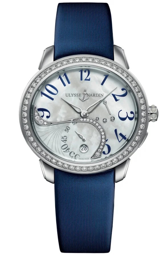 Worldofluxuryus — Ulysse Nardin Jade Stainless Steel & Diamonds — Watch — resale
