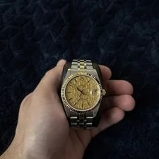 Tudor — Tudor Linen Champagne Dial Prince Date 74033 Automatic 34mmPAPER & BOX — Watch — resale