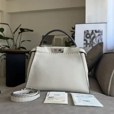 Fendi — Fendi Peekaboo Medium Asphalt — Handbag — resale