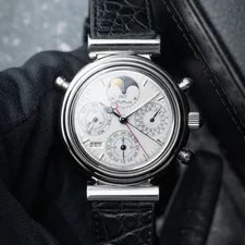 IWC — IWC Da Vinci Perpetual Rattrapante Double Chronograph Platinum LTD — Watch — resale