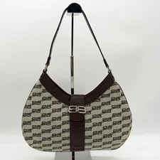 Balenciaga One Half Moon BB Monogram Logo Hardware