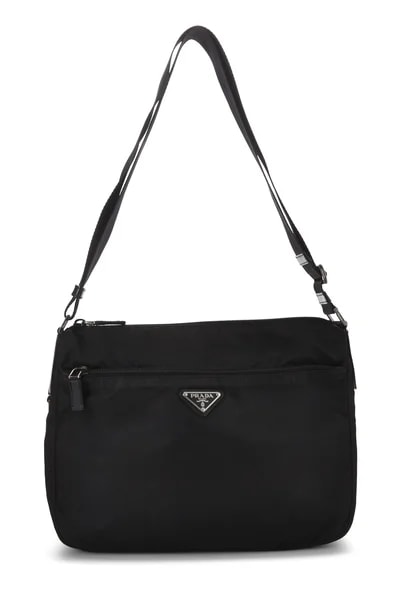 Prada — Front Zip Pocket Messenger Small — Handbag — resale