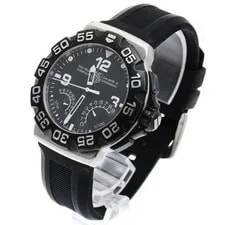 Tag Heuer — TAG Heuer Formula 1 CAH7010 44mm SS Black Dial Rubber Strap Chronograph #C696 — Watch — resale