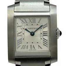Cartier — Cartier Tank Française SM WSTA0065 21mm Stainless Steel Silver Dial OKW3370 — Watch — resale