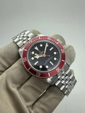 Tudor — 2025 Tudor Black Bay 41mm Red Bezel Steel Automatic Jubilee 7941A1A0RU B+P — Watch — resale