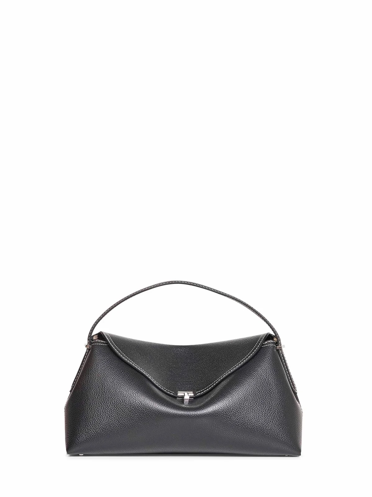Toteme — Toteme Pebble-Grain T-Lock Top Handle — — Handbag — resale