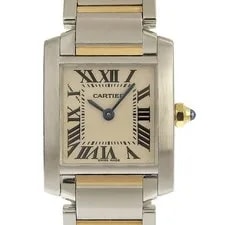 Cartier — Cartier Tank Francaise SM Quartz SS YG White Dial W51007Q4 CA — Watch — resale
