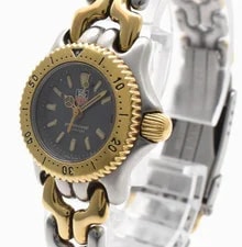 Tag Heuer — TAG Heuer Professional S95.208 27mm Quartz Gray Dial Gold Silver — Watch — resale