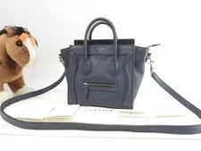 Celine — Celine Luggage Dark Pochette Crossbody F ZP — Handbag — resale