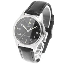 IWC Schaffhausen — IWC Schaffhausen Pilot Mark 12 IW324101 36mm SS Black Dial Date #C018 — Watch — resale