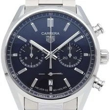 Tag Heuer — TAG Heuer Carrera Calibre Heuer 02 Chronograph Blue CBN2011.BA0642 Stainless... — Watch — resale