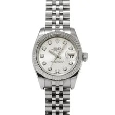 Rolex — Rolex Datejust 179174G White / Diamond Dial Stainless Steel Automatic #W1332 — Watch — resale