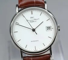 IWC — IWC Portofino 3513 Cal.37521 33mm Automatic White Dial Brown — Watch — resale