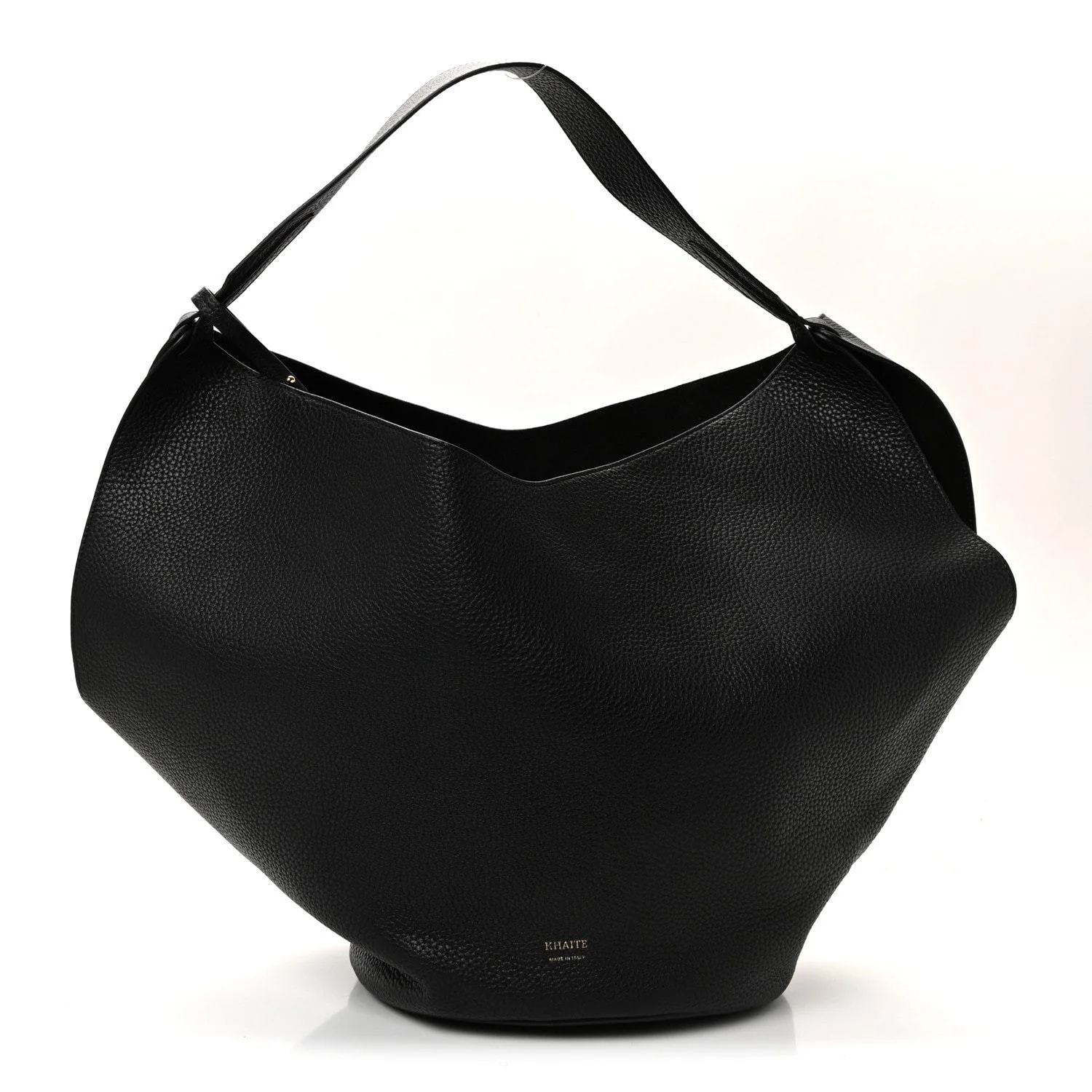 Khaite — Pebbled Sport Medium Lotus — Handbag — resale