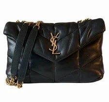 Saint Laurent — Saint Laurent Toy Lou Puffer Chain Crossbody — Handbag — resale