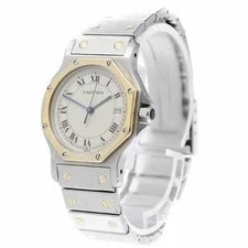 Cartier — Cartier W2001583 Santos Octagon LM Date Quartz _950281 — Watch — resale
