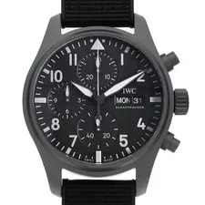 IWC — IWC Pilot's Chronograph 41 Top Gun Ceratanium IW388106 Second Hand — Watch — resale