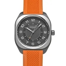 Hermès — Hermes H08 SP1.741a Gray Watches Mechanical Automatic Ginzo — Watch — resale