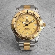 Tag Heuer — Tag Heuer Gold and Silver Combination Quartz Working Item — Watch — resale