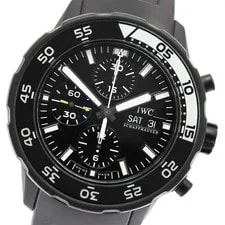 IWC — IWC Schaffhausen IW376705 Aquatimer Galapagos Island Day-date Black — Watch — resale