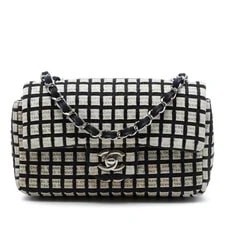 Chanel — Chanel Rectangular and Ribbon Logo Single Flap Crossbody — Handbag — resale