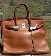 Hermès — Hermes Birkin 35 Brushed Palladium Plated Hardware — Handbag — resale