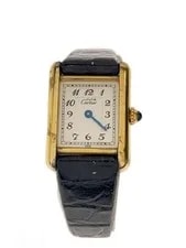 Cartier — Cartier Belt Outside Case Back Scratch Dent Dirty Mast Tank — Watch — resale