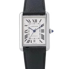 Cartier — Cartier Tank Must WSTA0040 Stainless Steel / Leather 41mm Silver Dial #TZW1322 — Watch — resale