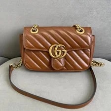 Gucci — Gucci GG Marmont Mini Matelassé ' - Excellent #GD00R1 — Handbag — resale