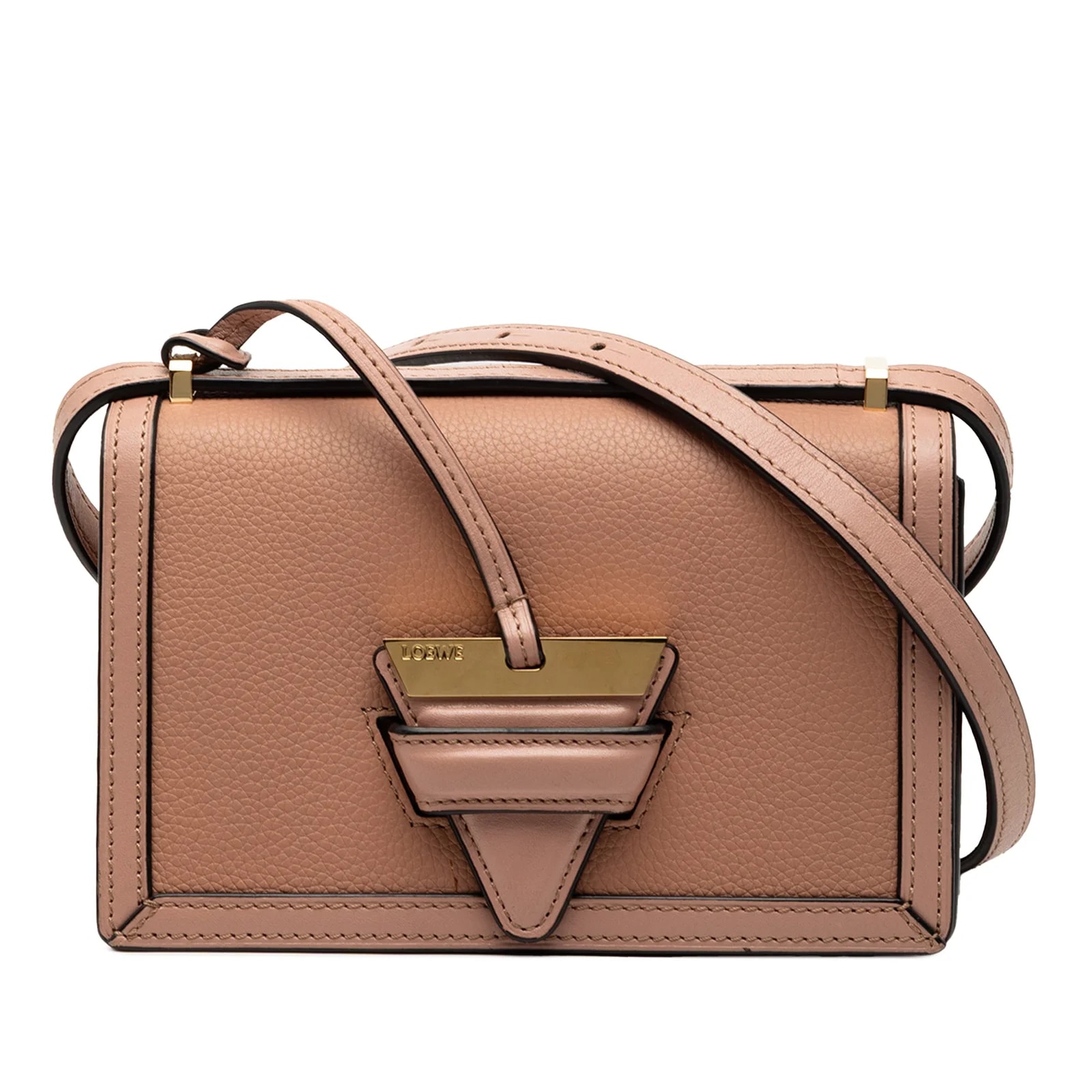 Loewe — Mini Grained Barcelona Crossbody — Handbag — resale